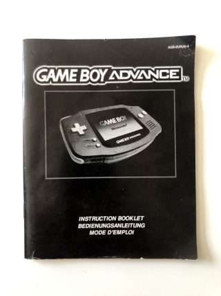 Instruction Booklet (GB Advance Manual) #141