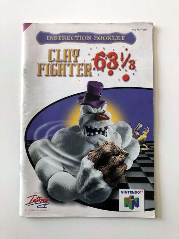 Clay Fighter 63 1/3 (N64 Manual) #206