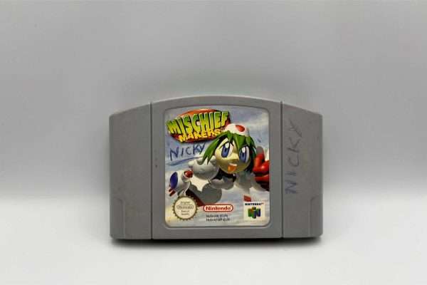Mischief Makers(N64: Løse spil) - grim label/cart