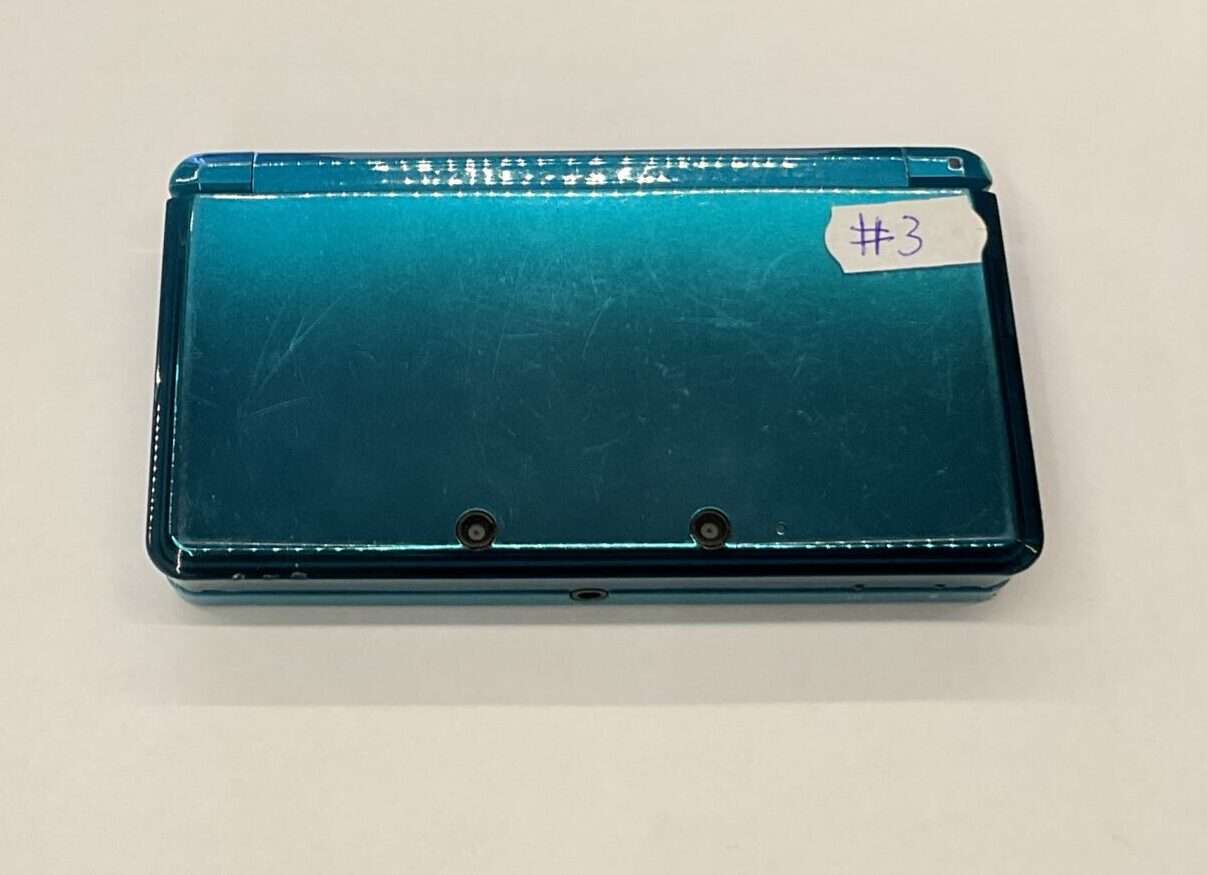 3DS Aqua Blue inkl oplader #3 - Billede 2