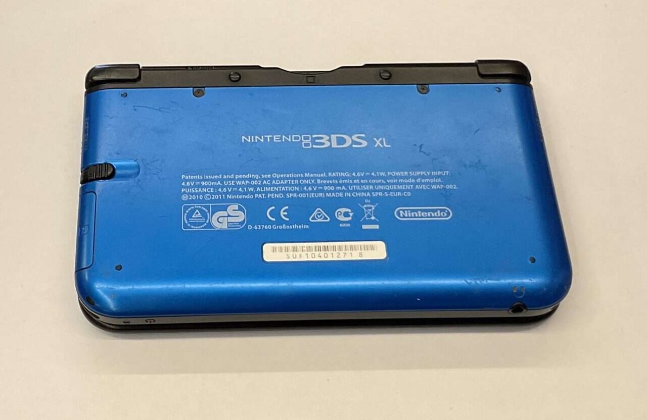 3DS XL: Metallic Blue inkl. oplader #2 - Billede 3