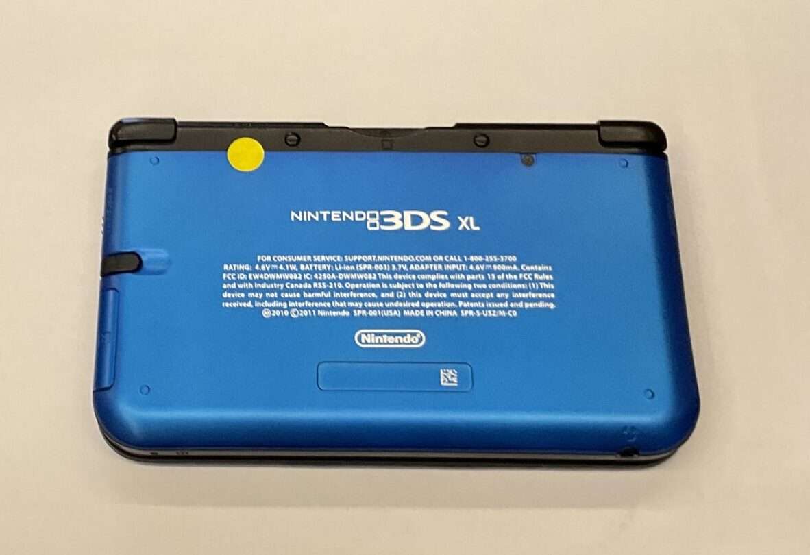 3DS XL: Metallic Blue inkl. oplader #2 - se billeder - Billede 3