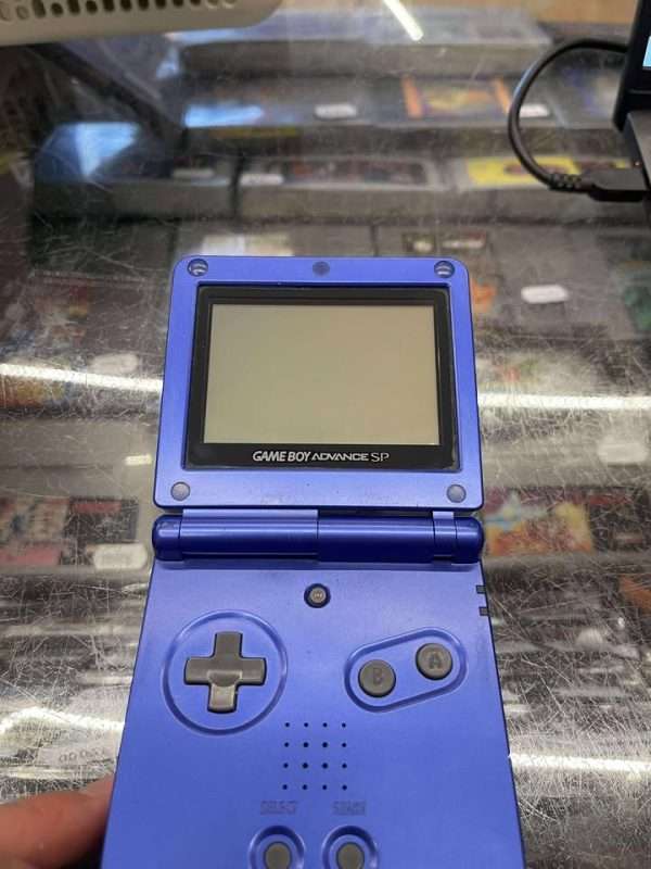 Gameboy Advance SP 001(blue/cobalt) inkl. oplader #1 - Billede 4