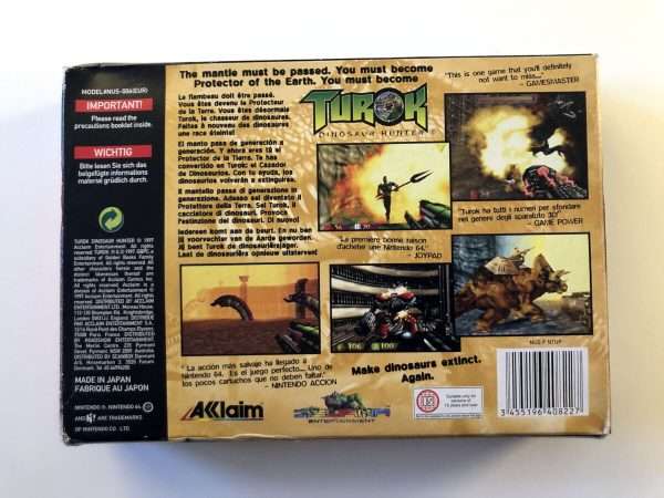 Turok (N64 i original emballage) #310 - Image 8