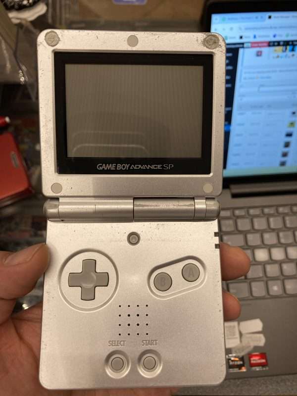 Gameboy Advance SP 001(silver) inkl. oplader #3 - Image 3