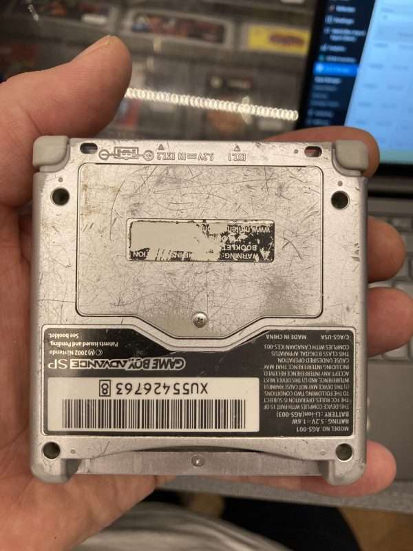 Gameboy Advance SP 001(silver) inkl. oplader #3 - Image 2