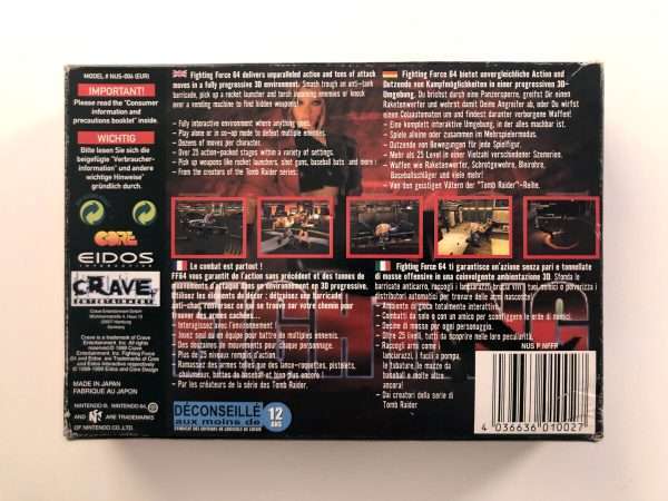 Fighting Force 64 (N64 i original emballage) #371 - Image 12