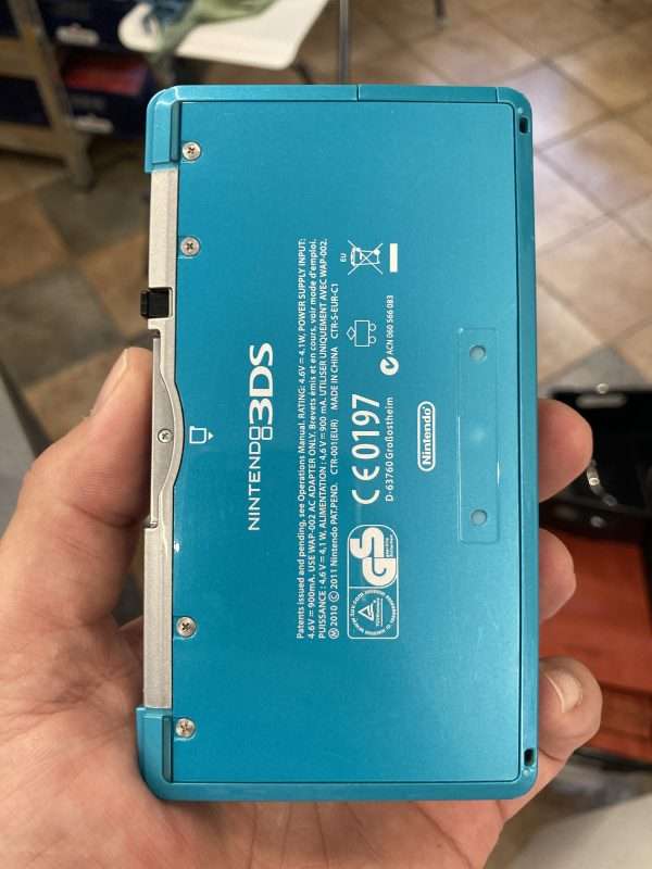 3DS Aqua Blue inkl oplader #2 - Image 4