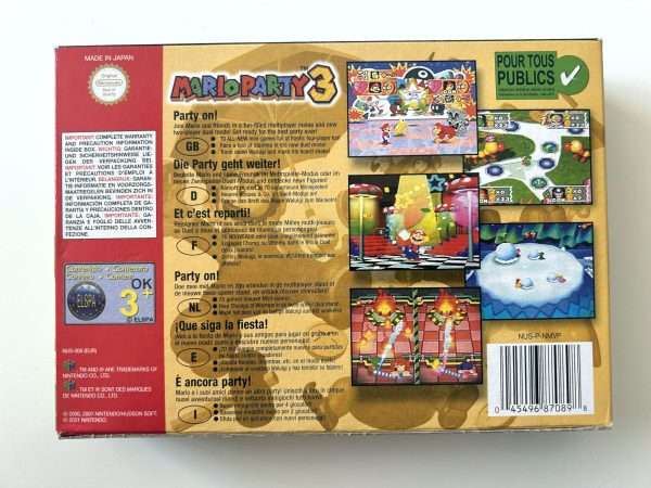 Mario Party 3 (N64 i original emballage) #387 - Image 9