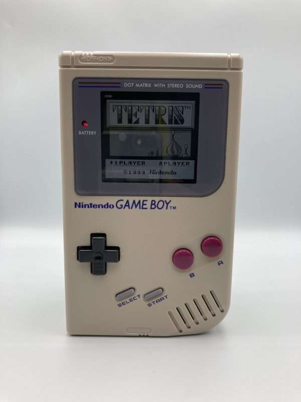Gameboy Classic: Grey W/New screen mod #6