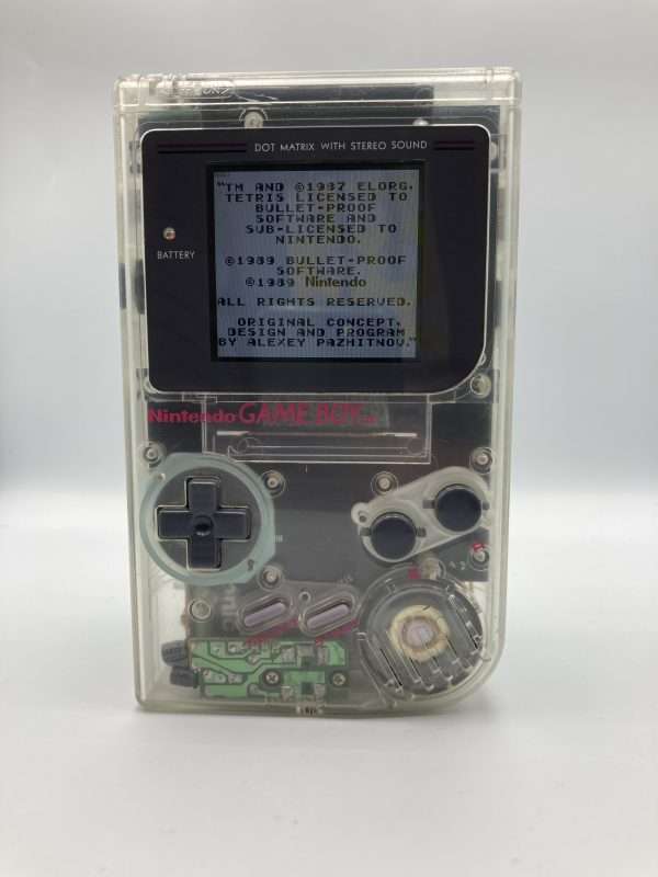 Gameboy Classic: Transparent W/New screen mod #1