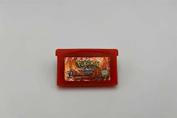Pokemon: FireRed Version(US label)(GB Advance) - grim label