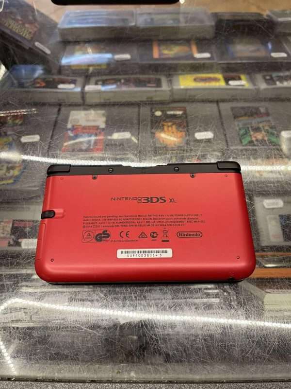 3DS XL: Metallic Red inkl. oplader #3 - Billede 3
