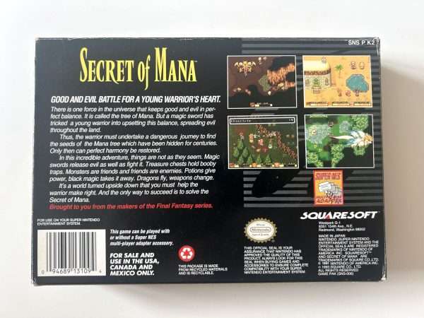 Secret of Mana (USA/NTSC)(SNES i original emballage) #218 - Image 8