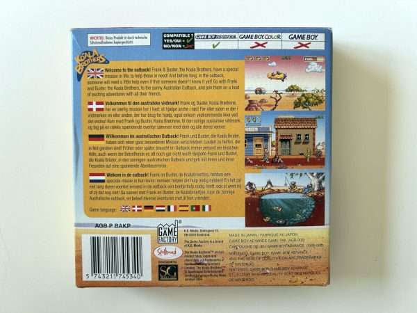 The Koala Brothers Outback Adventures (GB Advance: Spil i original emballage) #344 - Image 7