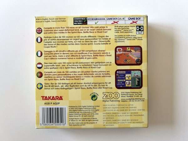 Gadget Racers (GB Advance: Spil i original emballage) #354 - Image 7