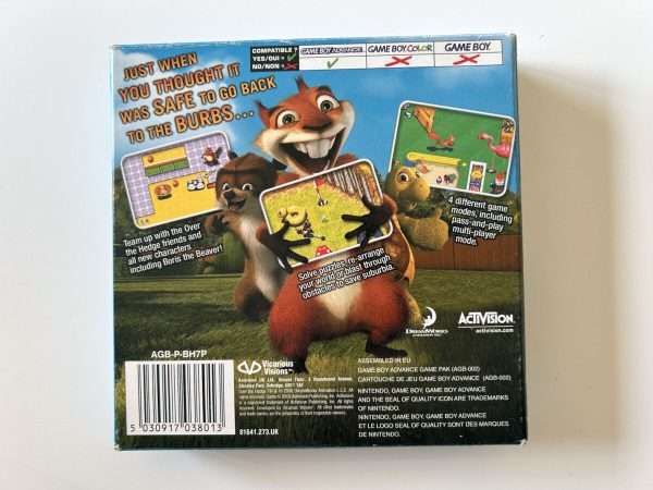 Over the Hedge Hammy Goes Nuts (GB Advance: Spil i original emballage) #353 - Image 8