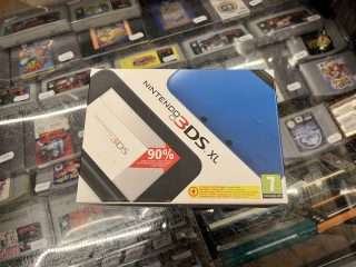 3DSXL Black/Blue i original emballage(TOM/EMPTY)