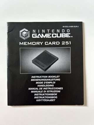 Nintendo Gamecube - Memory Card 251 (Gamecube-manual) #32
