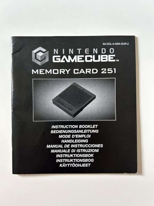 Nintendo Gamecube - Memory Card 251 (Gamecube-manual) #32
