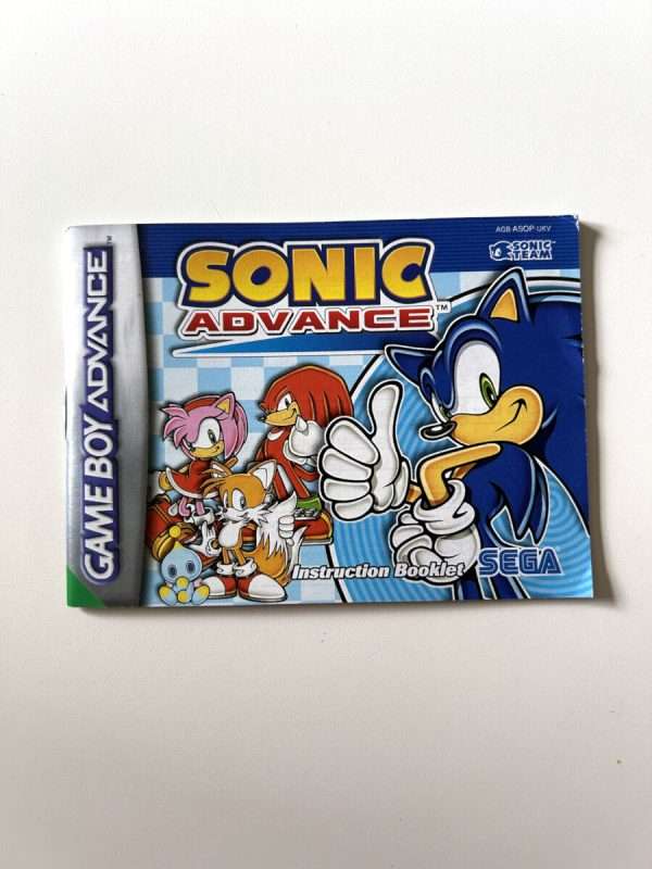 Sonic Advance (GB Advance Manual) #155