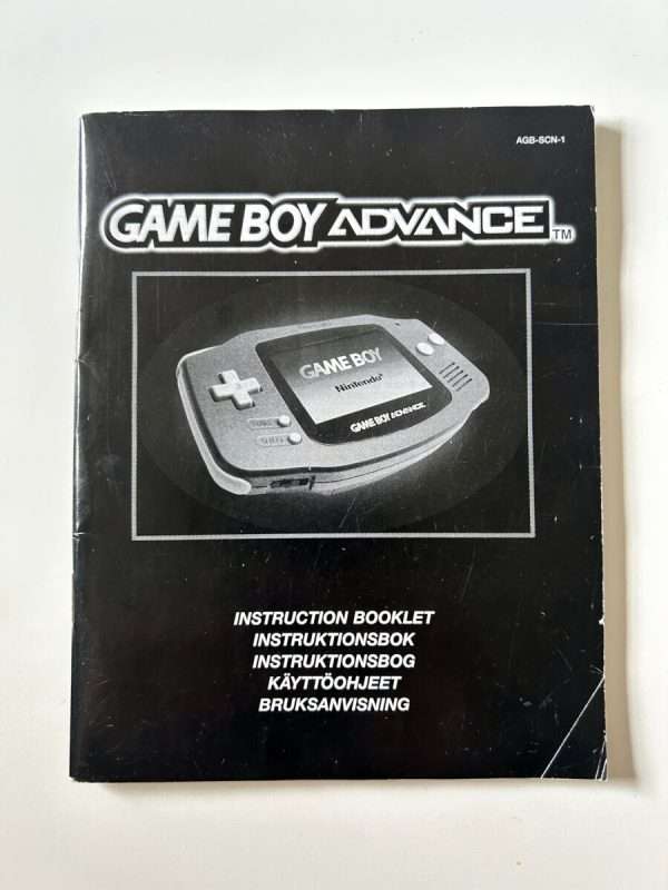 Gameboy Advance Instruction Booklet (GB Advance Manual) #165
