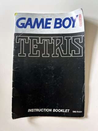 Tetris Instruction Booklet (GB Classic Manual) #210