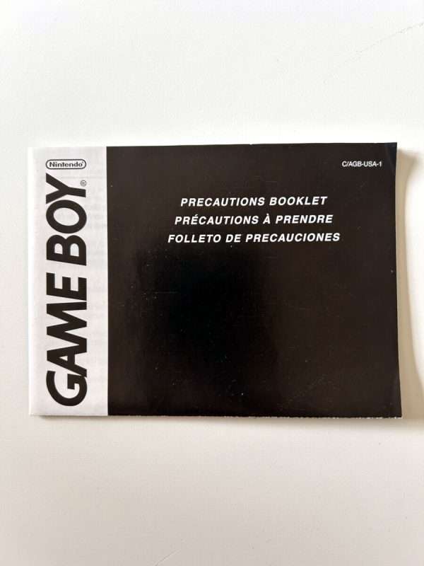 Precautions Booklet (GB Classic Manual) #208