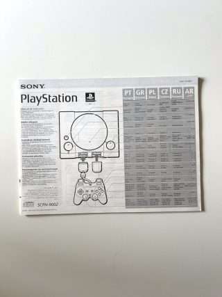 Playstation 1 Instruction Manual (PS1-manual) #201