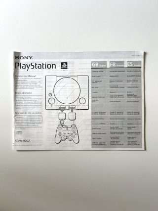 Playstation 1 Instruction Manual (PS1-manual) #202