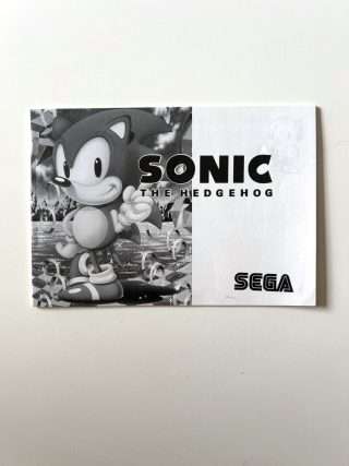 Sonic The Hedgehog (Sega Master-manualer) #25
