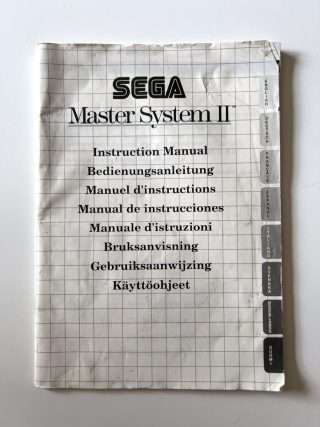 Sega Master System 2 Instruction manual (Sega Master-manualer) #24