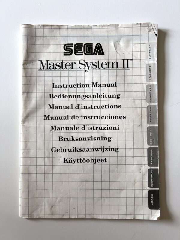Sega Master System 2 Instruction manual (Sega Master-manualer) #24