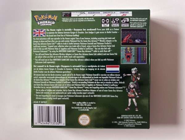 Pokemon Emerald Version (GB Advance: Spil i original emballage) #364 - Image 8