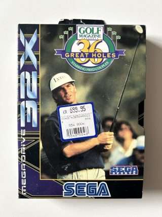 Golf Magazine Presents 36 Great Holes (Ubrudt Tape)(I Original Emballage)(Sega 32X)