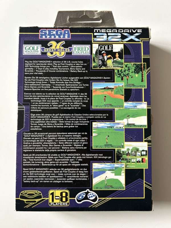 Golf Magazine Presents 36 Great Holes (Ubrudt Tape)(I Original Emballage)(Sega 32X) - Image 7