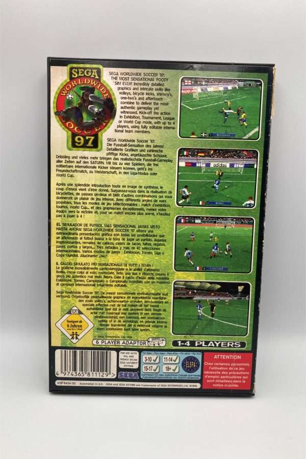 Sega World Wide Soccer 97 (SWWS 97) (Saturn) - med manual #1 - Image 2