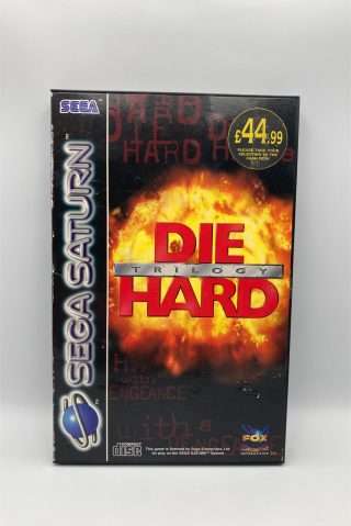 Die Hard Trilogy (Saturn) - med manual #1