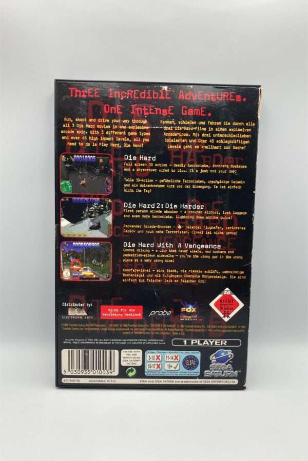 Die Hard Trilogy (Saturn) - med manual #1 - Image 3