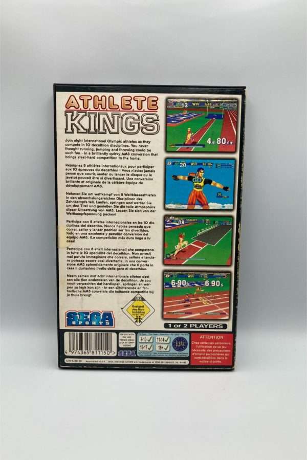 Athlete Kings (Saturn) - med manual #2 - Image 2