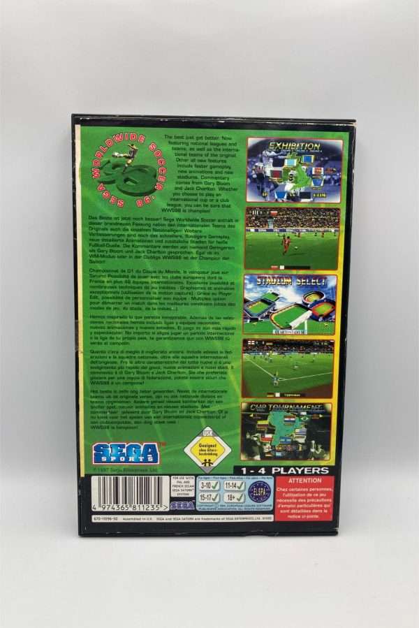 Sega World Wide Soccer 98 (SWWS 98) (Saturn) - med manual #1 - Image 2