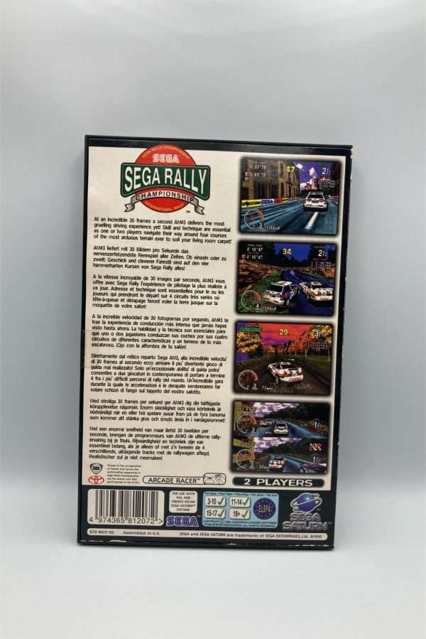 Sega Rally Championship(Saturn) - med manual #2 - Image 2
