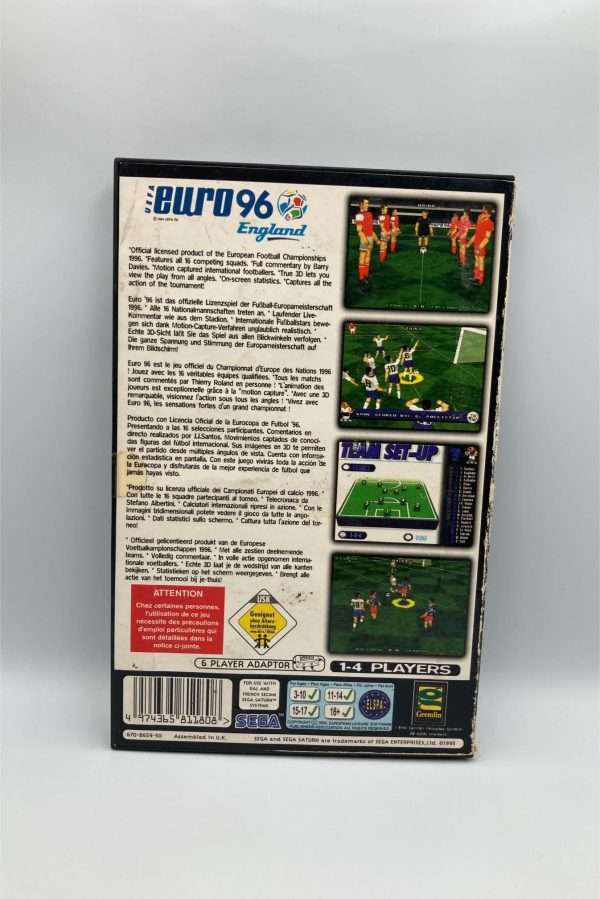 UEFA Euro 96 England #2 (Saturn) - med manual - Image 2