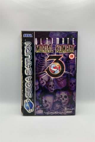 Ultimate Mortal Kombat 3(Saturn) - med manual