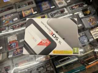 3DSXL Black/Silver i original emballage(TOM/EMPTY)