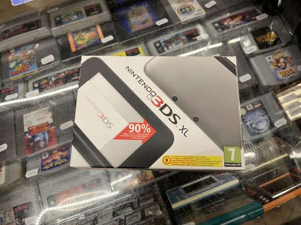 3DSXL Black/Silver i original emballage(TOM/EMPTY)