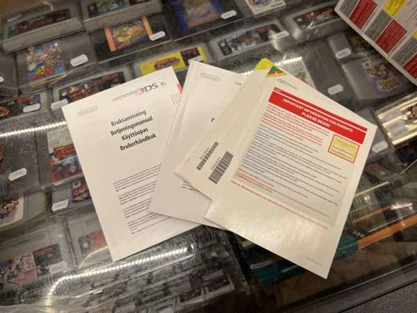 3DSXL Black/Silver i original emballage(TOM/EMPTY) - Image 2
