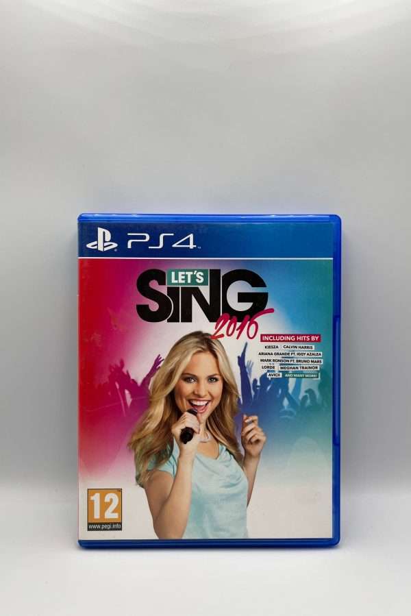 Let's Sing 2016(PS4 brugt) - kun spil, ingen mikrofon