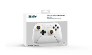 8Bitdo: Ultimate 2-controller White(Switch 2 Ny)