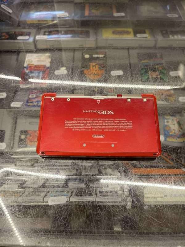 3DS: Metallic Red inkl. oplader (US/NTSC) - Billede 4